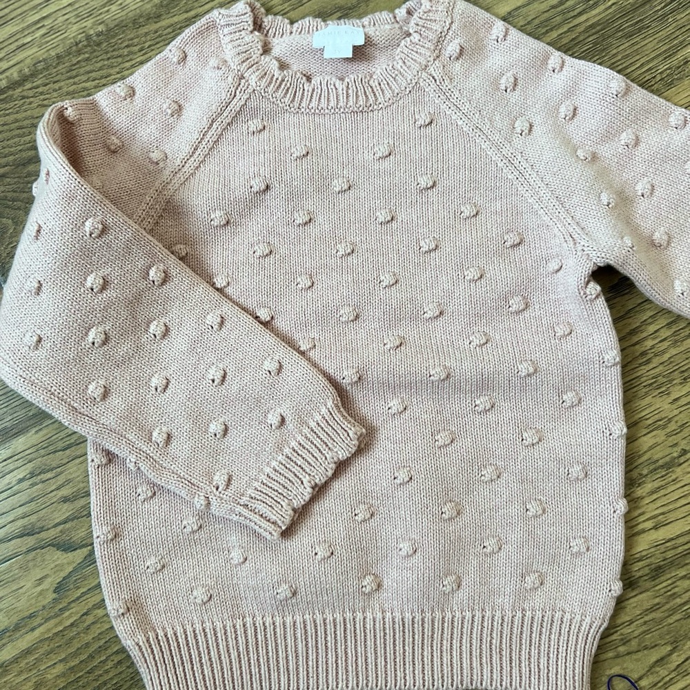 Jamie Kay sweater, 100% cotton